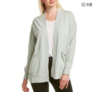 Madewell Sage Green Open Front Cardigan